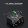 X9 8 Port Wireless USB Ladegeraet Schnellladung PD + QC3.0 Produktbild-Vorschau 7