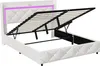 Polsterbett 160x200 mit LED-Beleuchtung und Aufladen USB, Produktbild-Vorschau 9