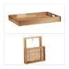 Tablette pliable Relaxdays, table d'appoint en bois de Voir les images du produit 9