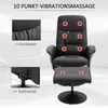 Homcom HOMCOM poltrona massaggiante con pouf Poltrona TV Anteprima dell’immagine prodotto 4