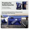 CASARIA® Sonnenliege Bari klappbar Wetterfest mit Dach Produktbild-Vorschau 6