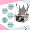 Love Gifts® Babyschaukel aus Holz hochwertig und geeignet Produktbild-Vorschau 5