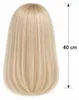 Kadeřnická cvičná hlava Jessica s lidskými vlasy 40 cm + Náhled obrázku produktu 11