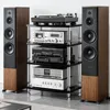 Étagère réglable, meuble Hi-Fi, meuble multimédia, meuble Voir les images du produit 9