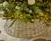 Weihnachtsbaumrock aus Weide 57x28cm 1 Stück Grau gebleicht Produktbild-Vorschau 2