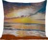 MuchoWow® Outdoor Kissen - Sonnenuntergang - Strand - Meer Produktbild-Vorschau 1