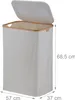 Relaxdays 4052025848989, 140 l, Prostokątny, Bambusowy, Podgląd zdjęcia produktu 4