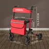 AREBOS ľahký rolátor, rolátory, 6-pozičné nastavenie výšky, Náhľad obrázku produktu 8