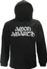 Amon Amarth Grauer Totenkopf-Kapuzenpullover – Offizielles Produktbild-Vorschau 8
