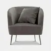 Glamouröser Sessel "Silvery" (73 x 66 x 78 cm) in grauem Produktbild-Vorschau 15