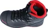 A black hiking boot with red accents is shown against a white background. Náhľad obrázku produktu