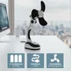 Eaxus® Mini Tischventilator Batteriebetrieben - ️ Kleiner Produktbild-Vorschau 4