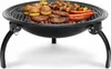 Braciere da giardino con funzione grill e coperchio 55 cm, Anteprima dell’immagine prodotto 1