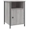 Nachttische 2 Stk. Grau Sonoma 40x42x60 cm Holzwerkstoff Produktbild-Vorschau 5