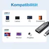 Qost – USB-C auf HDMI Adapter – Schwarz – 4K / 60Hz – Produktbild-Vorschau 2