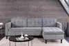 riess-ambiente Ecksofa STOCKHOLM 220cm grau Cordstoff Produktbild-Vorschau 4