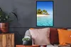 MuchoWow® MuchoWow® Gerahmtes Poster Meer - Insel - Palme Produktbild-Vorschau 2