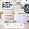 Set van 10 waszakken - Wasmandjes in 3 verschillende maten, Productafbeelding-voorbeeld 4