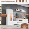 Merax Hochglanz TV Wohnwand Set 3-teilig mit Produktbild-Vorschau 8