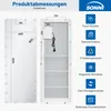 SONNI 160 x 60 x 3,5 cm blanc miroir de dressing sur pied Voir les images du produit 9