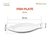Wilmax WL-992006/A Porzellan Fischteller, Weiss, 22cm Länge Produktbild-Vorschau 4