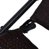 vidaXL Sonnenliege Klappbar Poly Rattan Brown Produktbild-Vorschau 4