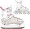 Two roller skates/ice skates are shown against a white background. One is in the foreground, and the other is in the background. Anteprima dell’immagine prodotto