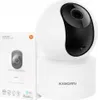 A white Xiaomi smart camera and its packaging are displayed against a white background. Produktbild-Vorschau