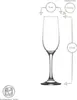 LAV Fame Champagnerflöten aus Glas – 215 ml – Vollfarbe – Produktbild-Vorschau 3
