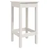 Cloris Designermöbel 5-tlg. Gartenbar-Set Weiß Massivholz Produktbild-Vorschau 7