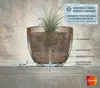 Pot de fleurs en céramique Eggpot anthracite Ø48cm Voir les images du produit 4