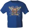T-SHIRT Print Totenkopf Skull Santa Muerte - 10282 versch. Produktbild-Vorschau 1