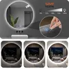SAVE ®HOME Okrągłe lustro łazienkowe LED - 60 cm - Podgląd zdjęcia produktu 4