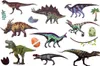 Oblique Unique Dino Kinder Tattoo Set 94 Stück Dinosaurier Produktbild-Vorschau 2
