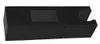 Supporto per asta doccia 30x15mm, ABS/nero opaco Anteprima dell’immagine prodotto 3