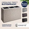 CASARIA® Blumenkasten 3 Innentöpfe Polyrattan Herausnehmbar Produktbild-Vorschau 7