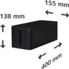 Hama Maxi, Kabelgehäuse, Flur, Kunststoff, Schwarz Produktbild-Vorschau 12