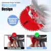 Comparison of an original and upgraded design for a vacuum cleaner dustbin release switch. Produktbild-Vorschau