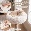 COSTWAY Kratzbaum Holz, 101 cm, Katzenbaum mit Kratzpfosten Produktbild-Vorschau 5