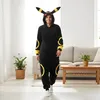 Onesie Kigurumi Pyžamo Pokemon Umbreon Prevlekový kostým Náhľad obrázku produktu 3