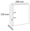 Exacompta 10x Ordner Prem'Touch PVC Rücken 70mm A4 Maxi Produktbild-Vorschau 7
