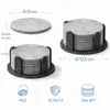Filz-Untersetzer 12er Set (Ø 10 cm, 5 mm) – Runde Produktbild-Vorschau 2