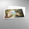 Poster - Poster ohne Rahmen - Haus Santorini Blumen - Produktbild-Vorschau 3