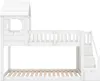 Merax Etagenbett 90x200cm mit Rausfallschutz, Kinderbett Produktbild-Vorschau 7