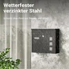 Wiltec Briefkasten V12 schwarz 362 x 115 x 315 mm, Produktbild-Vorschau 6