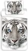 JERRY FABRICS Linen included White Tiger Bawełna, 140/200, Podgląd zdjęcia produktu 1
