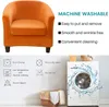 Topchances 2 kusy kryt židle Club Chair Slipcover, Velvet Náhled obrázku produktu 8