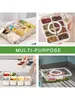 1Pièce Bol à snack avec couvercle ,Anti-fuite ,Assiette à Voir les images du produit 8