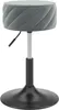 A studio shot of a gray stool. Produktbild-Vorschau