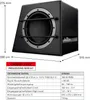 Axton ATB20A | 20cm Aktivsubwoofer mit Passivmembram Produktbild-Vorschau 6